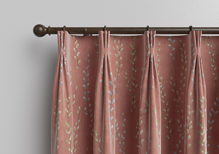 Willow Field, French Coral - Made to Measure Curtains - Image 11